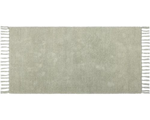 Rechthoekig vloerkleed met franjes