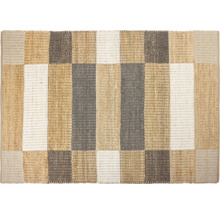 Vloerkleed met geometrisch blokpatroon