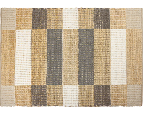 Vloerkleed met geometrisch blokpatroon