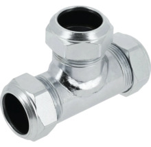 Metalen T-stuk voor sanitairinstallaties