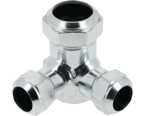 T-stuk van metaal voor leidingen