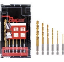 Pattfield HSS-TIN metaalboor set met verschillende maten in opbergdoos