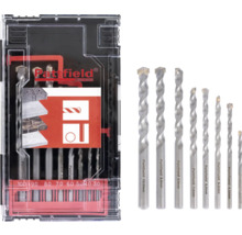 Pattfield steenboorset met verschillende maten in transparante verpakking