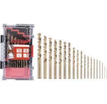 Pattfield HSS-CO metaalborenset met 25 stuks in koffer