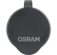 OSRAM logo op een ronde afdekking met hanger en IPX4 beschermingsklasse