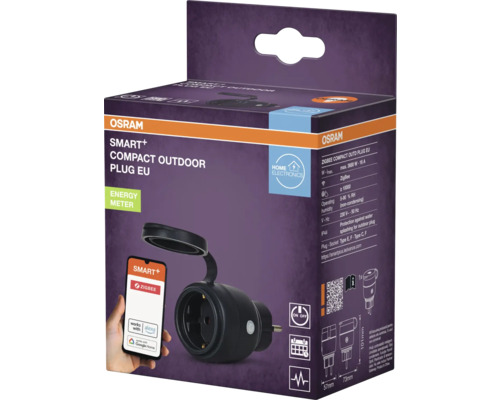 Osram Smart Plus compacte buitenstekker met energiemeter