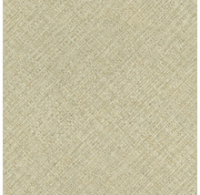 Close-up van een textielbehang met geweven structuur