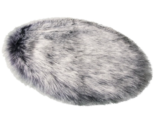 Ovaal tapijt met vachtlook