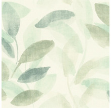 Behang met bladerenpatroon