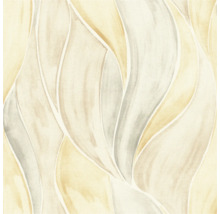 Behang met abstract bladmotief