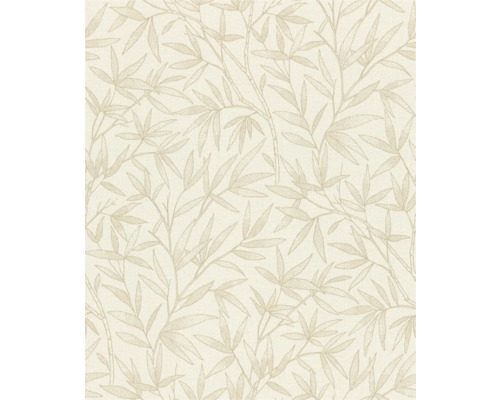 Behang met bamboebladmotief