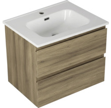 Wastafelonderkast met twee laden