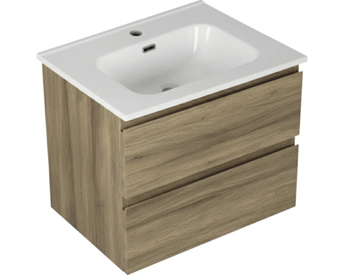 Wastafelonderkast met twee laden