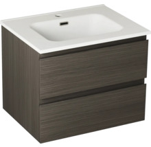 Wastafelonderkast met twee laden en wastafel