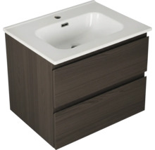 Wastafelonderkast met twee lades