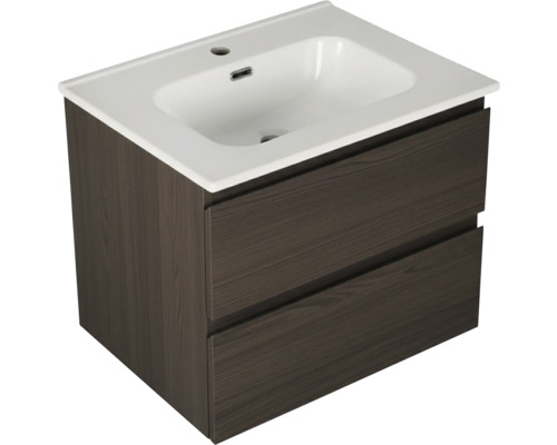 Wastafelonderkast met twee lades