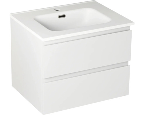 Wastafelonderkast met twee lades
