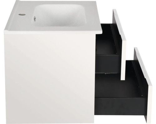 Wastafelonderkast met twee lades