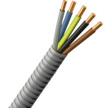 Gegolfde buis met gekleurde afzonderlijke aders