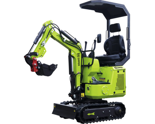 Zipper minigraver met cabine
