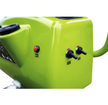 Detailweergave bedieningselementen van een motorapparaat