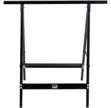 Zwart, inklapbaar werkbankframe