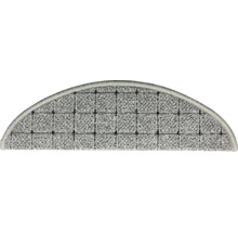 Halfronde trapmat met rand