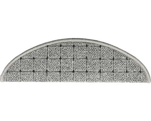 Halfronde trapmat met rand
