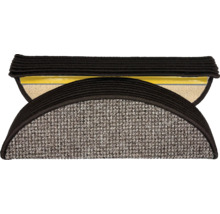 Trapmat met textieloppervlak en antislip achterkant