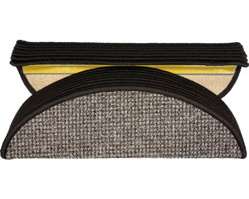 Trapmat met textieloppervlak en antislip achterkant