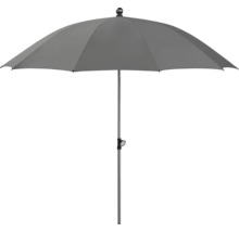 Grijze parasol met middenstandaard
