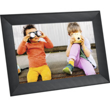 Digitale fotolijst met foto van twee kinderen