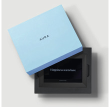 Aura digitale fotolijst met verpakking