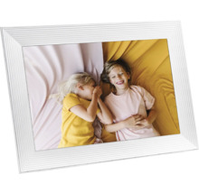 Digitale fotolijst met foto van twee kinderen