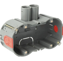 Elektrische inbouwdoos met twee invoeringen