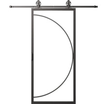 Schuifdeur met cirkelvormig design voor binnenshuis