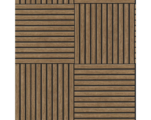 Vierkant patroon van houten panelen voor wand en vloer