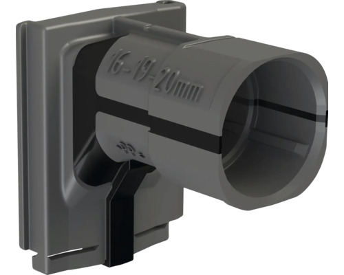 Leidingklem met wandhouder voor buizen van 16 tot 20 millimeter diameter