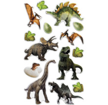 Sticker met verschillende dinosaurusmotieven