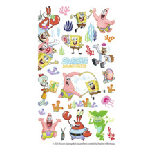 Spongebob Squarepants karakters en onderwaterwereld illustratie