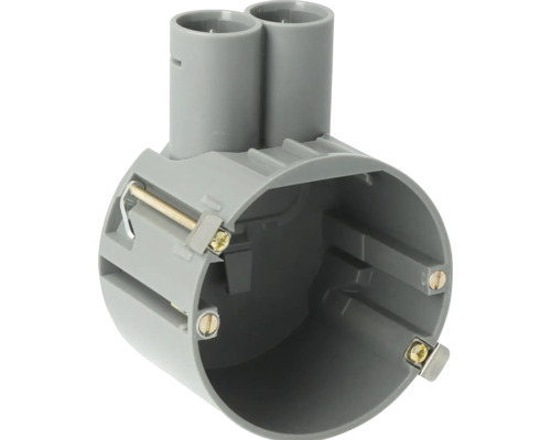 Kunststof aftakdoos met twee buizen