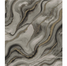 Behang met marmerpatroon en gouden accenten