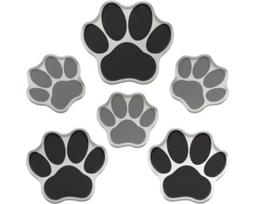 Meerdere hondenpootafdruk motieven