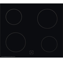 Keramische kookplaat met vier kookzones