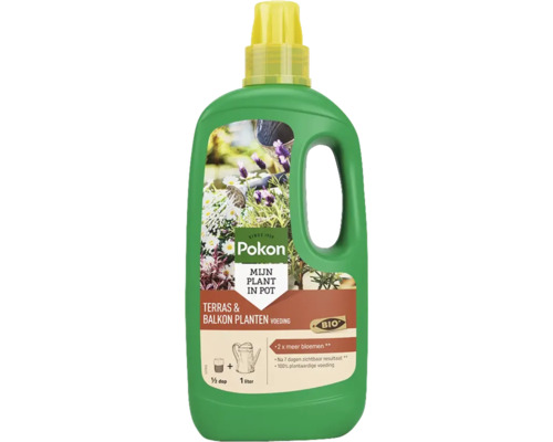 Pokon terras- en balkonplantenvoeding in groene fles