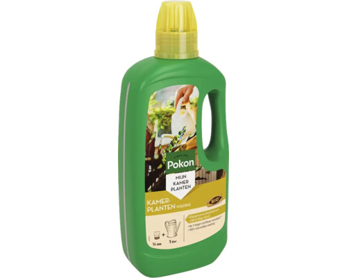 POKON Bio Kamerplanten voeding 1l Pokon kamerplantenvoeding in groene fles