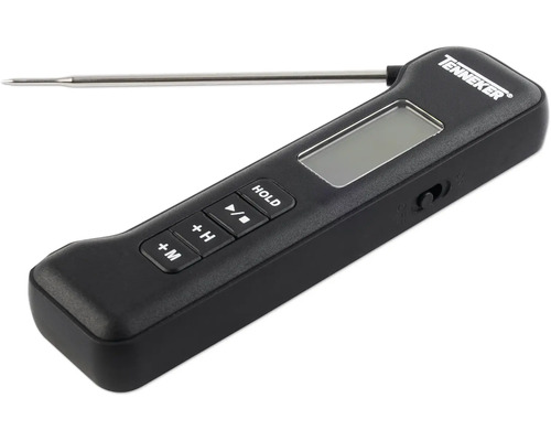 Digitale braadthermometer met roestvrijstalen sensor van Tenneker