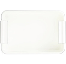 Witte opbergdoos met handgrepen