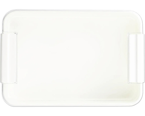 Witte opbergdoos met handgrepen