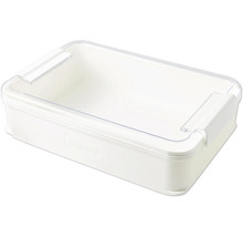 Kunststof opbergdoos met transparant deksel